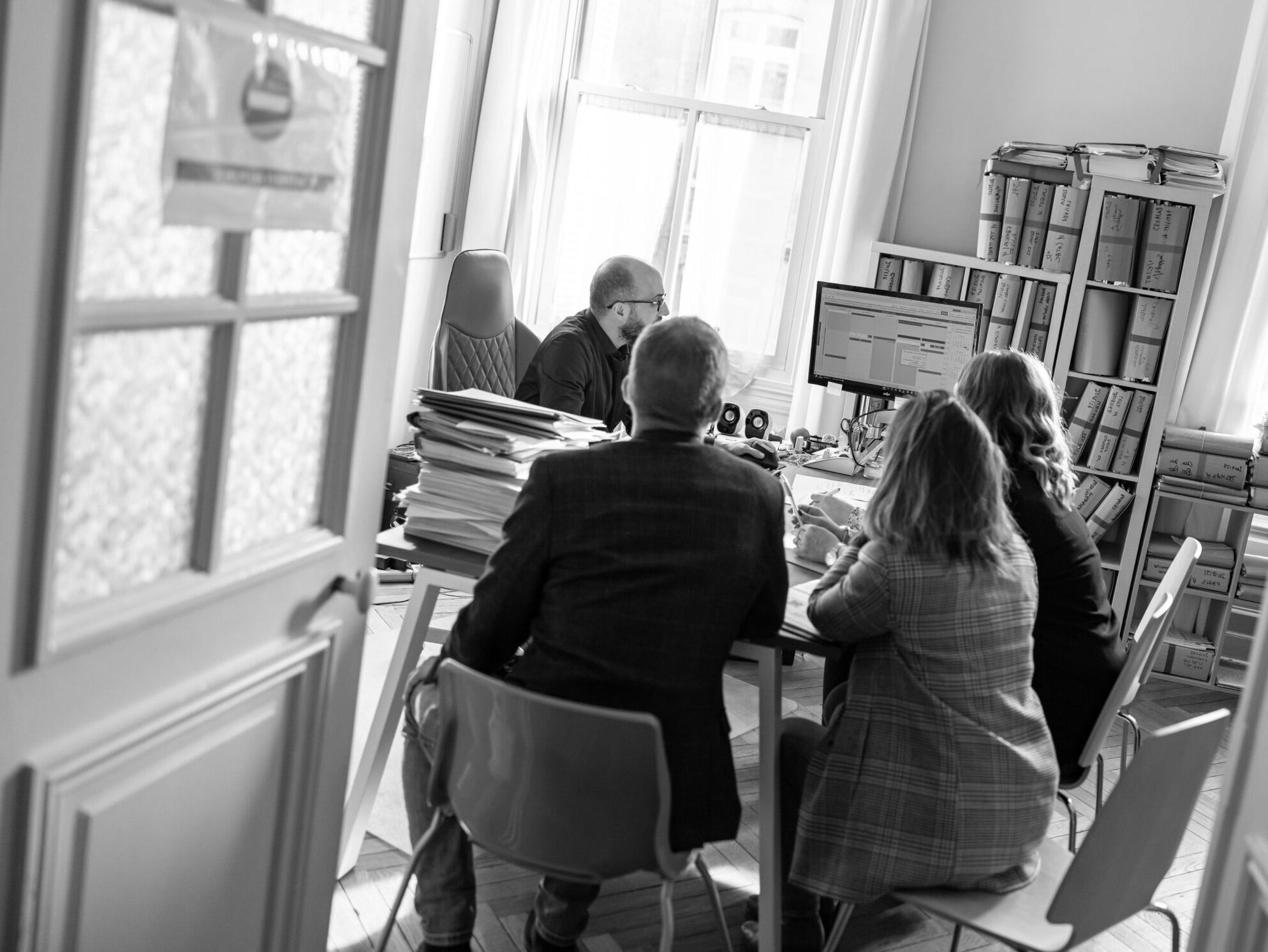 Réunion d'équipe cabinet Le caab avocat et associés Rouen